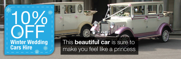 Pink Regal Landaulette Wedding Car