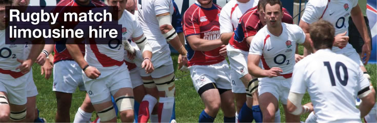 Rugby Match Limo Hire