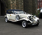 Blue Beauford Convertible Wedding Car
