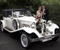 Blue Beauford Convertible Wedding Car