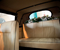Blue Beauford Convertible Wedding Car