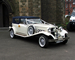 Blue Beauford Convertible Wedding car for hire