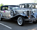 Silver Beauford wedding car for hire