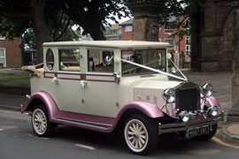 Pink Regal Landaulette Wedding Car