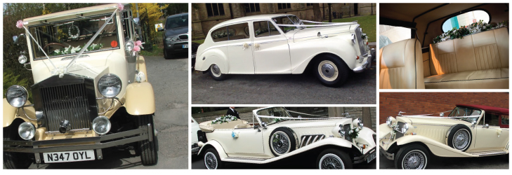 vintage wedding cars