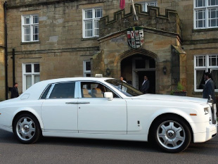 Rolls-Royce White Phantom Car Hire